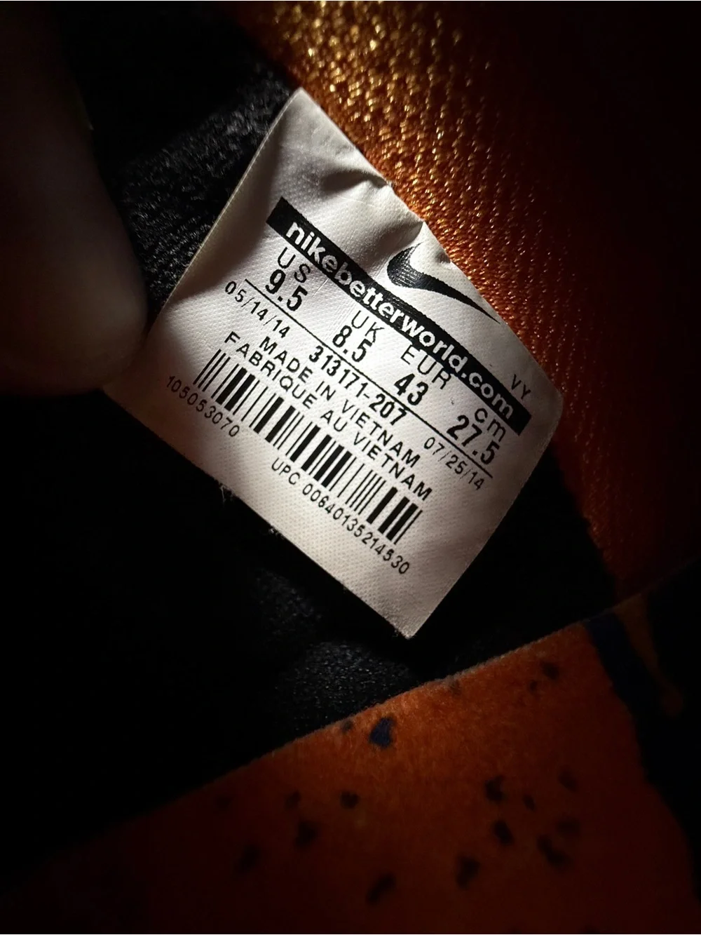 Size 9.5- Nike SB Dunk High Premium AG Acapulco Gold 313171-207